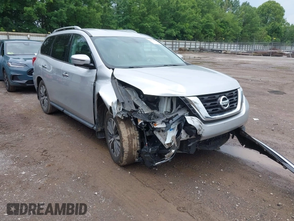 2017 Nissan Pathfinder SV with VIN 5N1DR2MN3HC620095, listed as a IAAI auction lot 42376013 with 106,218 mi miles and . Bid and sale history available at DreamBid. Image 1.