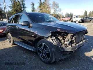 2017 Mercedes-Benz GLE 43 AMG with VIN 4JGDA6EB0HA943213, listed as a Copart auction lot 41664885 with 79,775 mi miles and Salvage title. Bid and sale history available at DreamBid. Image 4.