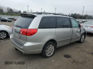 2008 Toyota Sienna XLE with VIN 5TDBK22C58S014426, listed as a Copart auction lot 43171605 with 180,286 mi miles and Salvage Title. Bid and sale history available at carsss.com. Image 3.