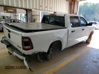2023 Ram 1500 Big Horn with VIN 1C6RRFFGXPN666856, listed as a Copart auction lot 74139104 with 48,597 mi miles and Salvage title. Bid and sale history available at DreamBid. Image 3.