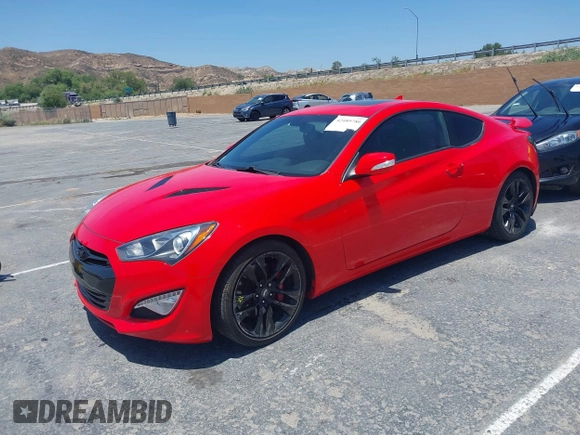 2013 Hyundai Genesis Coupe R-Spec with VIN KMHHU6KJ4DU103321, listed as a IAAI auction lot 42489780 with 84,354 mi miles and . Bid and sale history available at DreamBid. Image 2.