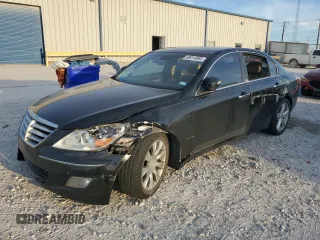 2009 Hyundai Genesis with VIN KMHGC46E19U020470, listed as a Copart auction lot 68014994 with 181,643 mi miles and Salvage Title. Bid and sale history available at carsss.com. Image 1.