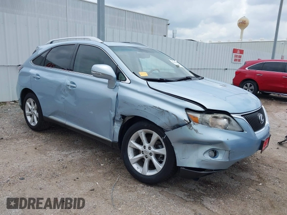 2012 Lexus RX 350 with VIN 2T2ZK1BA1CC069394, listed as a IAAI auction lot 42415689 with 125,539 mi miles and . Bid and sale history available at DreamBid. Image 1.