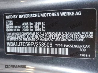 2015 BMW 2 Series M235i with VIN WBA1J7C59FV253506, listed as a Copart auction lot 49506005 with 73,628 mi miles and Clean Title. Bid and sale history available at carsss.com. Image 12.