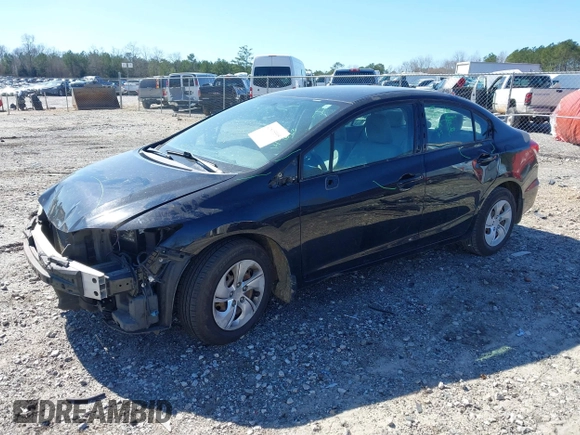 2015 Honda Civic Sedan LX with VIN 19XFB2E57FE061088, listed as a IAAI auction lot 41815595 with 157,248 mi miles. Bid and sale history available at carsss.com. Image 23.