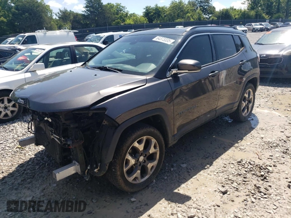 2018 Jeep Compass Limited z VIN 3C4NJDCBXJT222038, wystawiony jako Copart lot #64373335 z przebiegiem 121 822 mil mil oraz Szkoda całkowita • Salvage title. Historia ofert i sprzedaży dostępna na DreamBid. Obrazek 1.