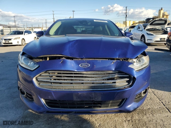 2015 Ford Fusion Energi Titanium with VIN 3FA6P0SU4FR139942, listed as a Copart auction lot 48350265 with 160,581 mi miles and Salvage Title. Bid and sale history available at carsss.com. Image 5.