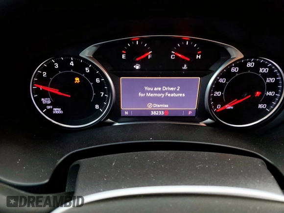 2022 GMC Terrain SLT with VIN 3GKALPEV8NL292374, listed as a Copart auction lot 56430655 with 38,233 mi miles and Salvage title. Bid and sale history available at DreamBid. Image 9.