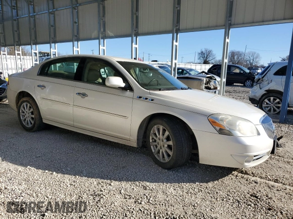 2011 Buick Lucerne CXL with VIN 1G4HC5EM9BU124150, listed as a Copart auction lot 46551645 with 160,564 mi miles and Salvage Title. Bid and sale history available at carsss.com. Image 4.