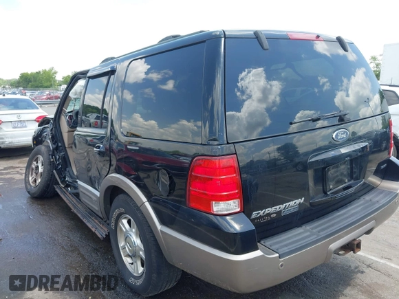 2003 Ford Expedition Eddie Bauer z VIN 1FMFU18L33LA11219, wystawiony jako IAAI lot #42279781 z przebiegiem Nie podano mil oraz . Historia ofert i sprzedaży dostępna na DreamBid. Obrazek 3.
