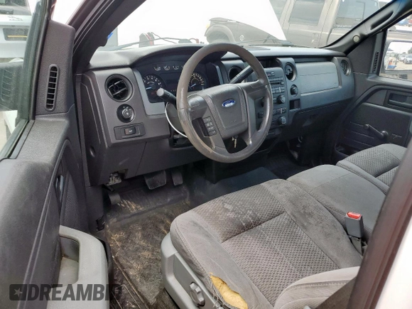 2012 Ford F-150 XL with VIN 1FTNF1CF0CKD94098, listed as a Copart auction lot 58035235 with 169,584 mi miles and Salvage title. Bid and sale history available at DreamBid. Image 8.