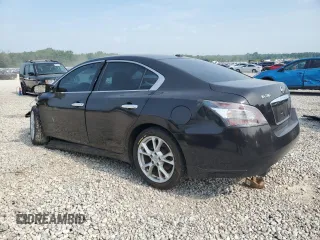 2014 Nissan Maxima S with VIN 1N4AA5AP1EC497162, listed as a Copart auction lot 59214435 with Not provided miles and Salvage title. Bid and sale history available at DreamBid. Image 2.