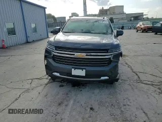 2021 Chevrolet Tahoe LT with VIN 1GNSKNKD2MR243205, listed as a Copart auction lot 61461115 with 109,782 mi miles and Salvage title. Bid and sale history available at DreamBid. Image 14.