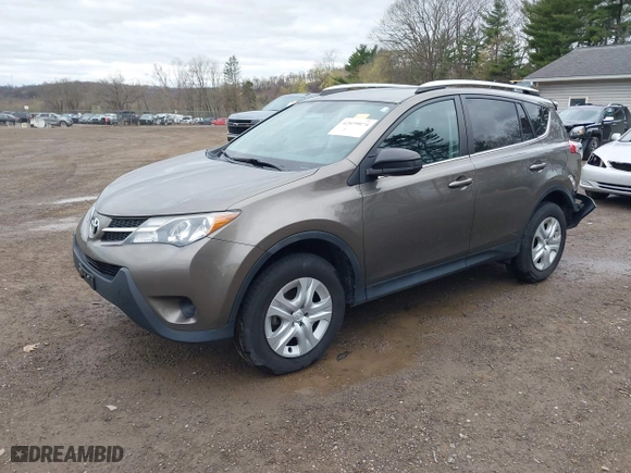 2015 Toyota RAV4 LE with VIN 2T3BFREV1FW245801, listed as a IAAI auction lot 42039074 with 129,181 mi miles. Bid and sale history available at carsss.com. Image 2.