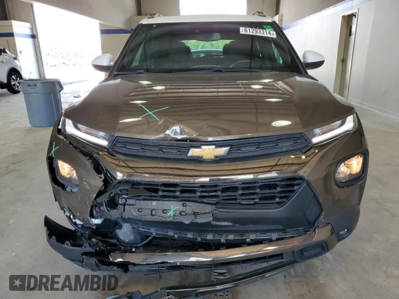 2022 Chevrolet TrailBlazer ACTIV with VIN KL79MVSL7NB008850, listed as a Copart auction lot 61293314 with 34,934 mi miles and Salvage Title. Bid and sale history available at DreamBid. Image 5.