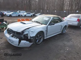 2003 Ford Mustang GT Deluxe with VIN 1FAFP45X13F454025, listed as a IAAI auction lot 41166495 with 91,132 mi miles. Bid and sale history available at carsss.com. Image 18.