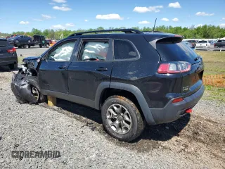 2022 Jeep Cherokee Trailhawk with VIN 1C4PJMBX8ND543366, listed as a Copart auction lot 55805195 with 61,926 mi miles and Salvage title. Bid and sale history available at DreamBid. Image 2.