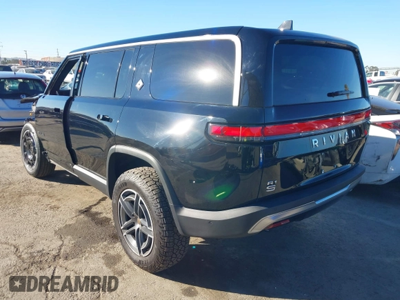 2025 Rivian R1S Adventure z VIN 7PDSGBBA4SN047584, wystawiony jako IAAI lot #41372645 z przebiegiem 501 mil mil oraz . Historia ofert i sprzedaży dostępna na DreamBid. Obrazek 3.