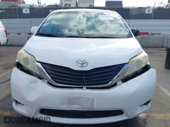 2012 Toyota Sienna LE AAS with VIN 5TDKK3DC6CS246447, listed as a IAAI auction lot 41949894 with 184,656 mi miles and . Bid and sale history available at DreamBid. Image 6.