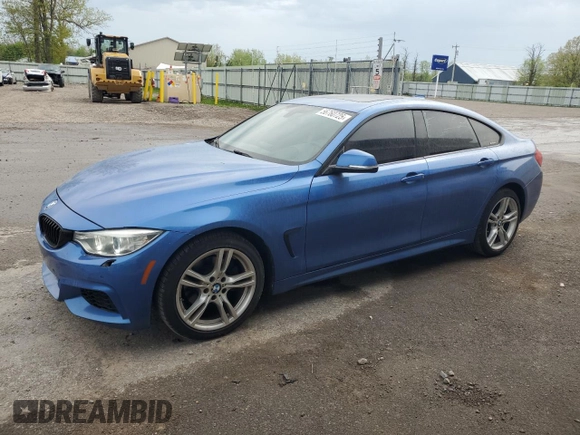2015 BMW 4 Series 428i xDrive with VIN WBA4C9C53FG135250, listed as a Copart auction lot 56760725 with 52,564 mi miles and Clean title. Bid and sale history available at DreamBid. Image 1.