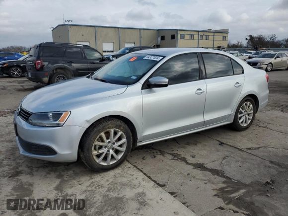 2011 Volkswagen Jetta SE with VIN 3VWDX7AJ9BM367019, listed as a Copart auction lot 84327534 with Not provided miles and Salvage title. Bid and sale history available at DreamBid. Image 1.