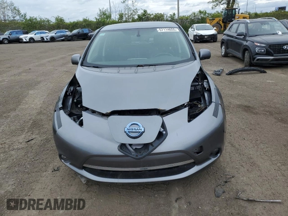 2015 Nissan LEAF S z VIN 1N4AZ0CP9FC321115, wystawiony jako Copart lot #57114655 z przebiegiem 157 924 mil mil oraz Szkoda całkowita • Salvage title. Historia ofert i sprzedaży dostępna na DreamBid. Obrazek 5.