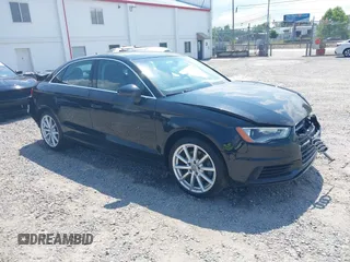 2016 Audi A3 2.0T Premium Plus with VIN WAUE8GFF2G1056719, listed as a IAAI auction lot 39732094 with 109,016 mi miles. Bid and sale history available at carsss.com. Image 1.