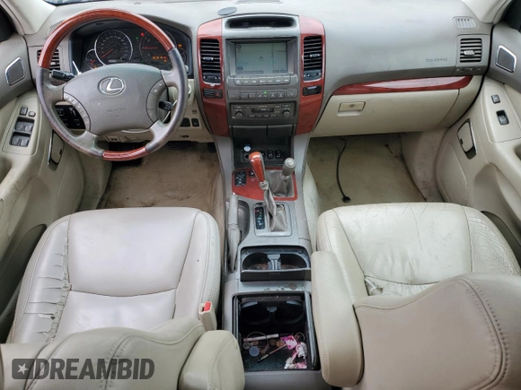 2008 Lexus GX 470 with VIN JTJBT20X580166127, listed as a Copart auction lot 53984905 with 272,859 mi miles and Clean Title. Bid and sale history available at carsss.com. Image 8.