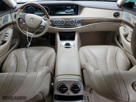 2016 Mercedes-Benz S-Class S 550 with VIN WDDUG8FBXGA267130, listed as a Copart auction lot 44147365 with 119,975 mi miles and Salvage Title. Bid and sale history available at carsss.com. Image 8.