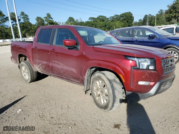 2023 Nissan Frontier SV with VIN 1N6ED1EJ9PN627646, listed as a Copart auction lot 75846884 with 58,597 mi miles and Salvage Title. Bid and sale history available at carsss.com. Image 4.