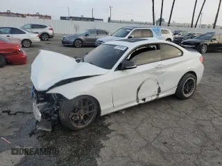 2018 BMW 2 Series M240i with VIN WBA2J5C5XJVC07087, listed as a Copart auction lot 83638694 with 90,539 mi miles and Salvage Title. Bid and sale history available at carsss.com. Image 1.
