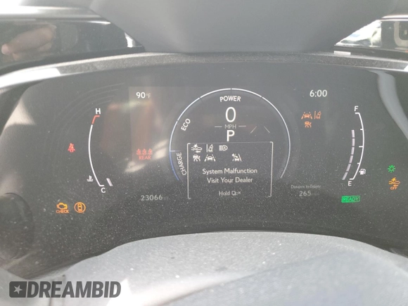 2022 Lexus NX 350h Luxury with VIN JTJHKCEZ9N2005048, listed as a Copart auction lot 71649334 with 23,066 mi miles and Salvage Title. Bid and sale history available at DreamBid. Image 8.