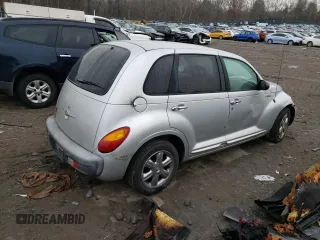 2002 Chrysler PT Cruiser Limited with VIN 3C8FY68B82T347401, listed as a Copart auction lot 80629454 with 108,893 mi miles and Salvage Title. Bid and sale history available at DreamBid. Image 3.