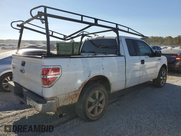 2014 Ford F-150 XL with VIN 1FTFX1CT8EKE73240, listed as a Copart auction lot 75546294 with 151,995 mi miles and Salvage Title. Bid and sale history available at carsss.com. Image 3.