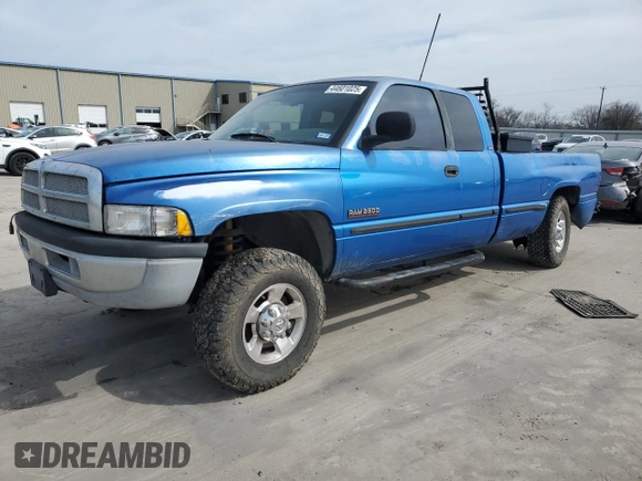 1999 Dodge Ram 2500 with VIN 1B7KF2366XJ524776, listed as a Copart auction lot 44601025 with 480,298 mi miles and Salvage Title. Bid and sale history available at carsss.com. Image 1.