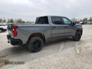 2021 Chevrolet Silverado 1500 Custom Trail Boss with VIN 3GCPYCEF8MG347180, listed as a Copart auction lot 52203695 with 32,187 mi miles and Salvage Title. Bid and sale history available at DreamBid. Image 3.