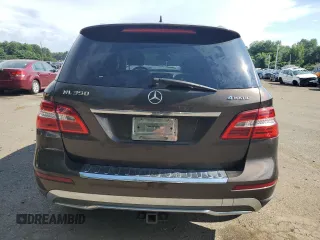 2013 Mercedes-Benz M 350 with VIN 4JGDA5HB6DA171851, listed as a Copart auction lot 63921665 with 138,502 mi miles and Salvage title. Bid and sale history available at DreamBid. Image 6.