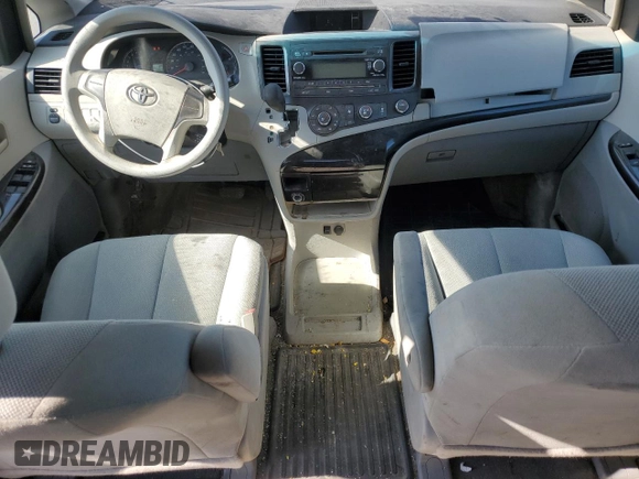 2013 Toyota Sienna L with VIN 5TDZK3DC5DS389664, listed as a Copart auction lot 46168265 with 79,962 mi miles and Salvage Title. Bid and sale history available at carsss.com. Image 8.