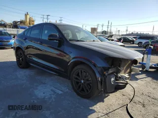 2017 BMW X4 M40i with VIN 5UXXW7C57H0U25965, listed as a Copart auction lot 72104593 with 75,325 mi miles. Bid and sale history available at carsss.com. Image 4.