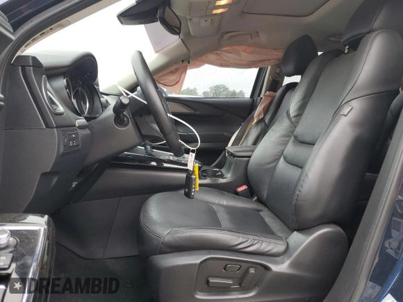 2021 Mazda CX-9 Touring with VIN JM3TCACY2M0512867, listed as a Copart auction lot 56646615 with 92,566 mi miles and Salvage title. Bid and sale history available at DreamBid. Image 7.
