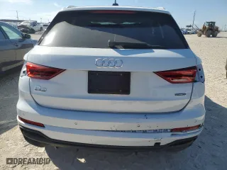 2024 Audi Q3 S line Premium with VIN WA1DECF39R1137946, listed as a Copart auction lot 47194135 with 3,110 mi miles and Salvage Title. Bid and sale history available at carsss.com. Image 6.