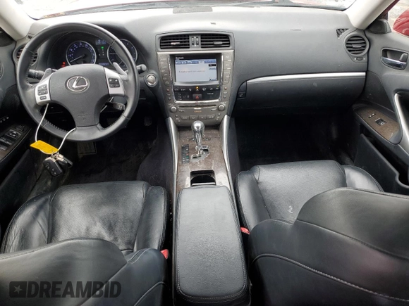 2012 Lexus IS 250 with VIN JTHCF5C21C5057870, listed as a Copart auction lot 54561375 with 102,727 mi miles and Salvage Title. Bid and sale history available at DreamBid. Image 8.