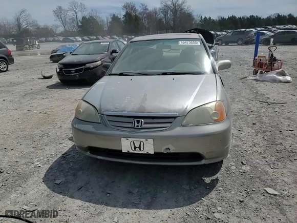 2003 Honda Civic EX with VIN 2HGES26753H618755, listed as a Copart auction lot 49473655 with 289,788 mi miles and Salvage Title. Bid and sale history available at carsss.com. Image 11.