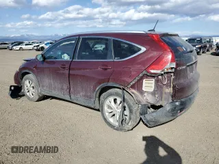2012 Honda CR-V EX-L with VIN 5J6RM4H7XCL028874, listed as a Copart auction lot 52494475 with 234,035 mi miles and Salvage title. Bid and sale history available at DreamBid. Image 2.