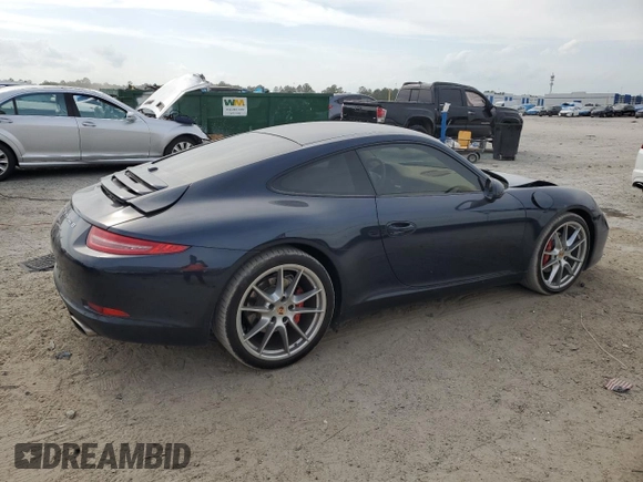 2014 Porsche 911 Carrera with VIN WP0AA2A99ES106694, listed as a Copart auction lot 53679415 with 36,039 mi miles and Salvage Title. Bid and sale history available at carsss.com. Image 3.