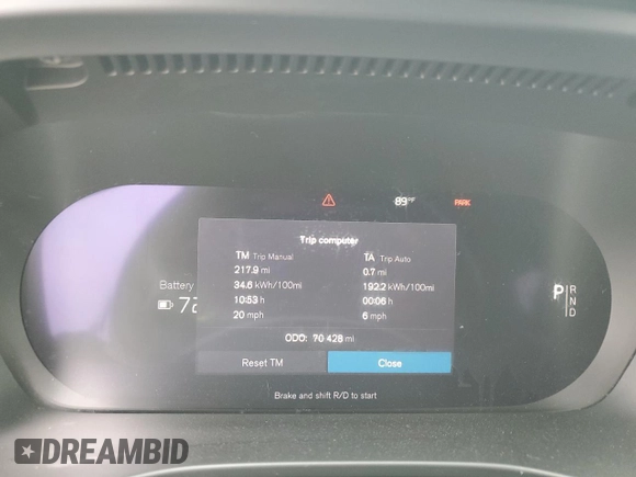 2021 Volvo XC40 z VIN YV4ED3UR8M2611762, wystawiony jako Copart lot #53993175 z przebiegiem 70 428 mil mil oraz Tytuł czysty. Historia ofert i sprzedaży dostępna na DreamBid. Obrazek 9.