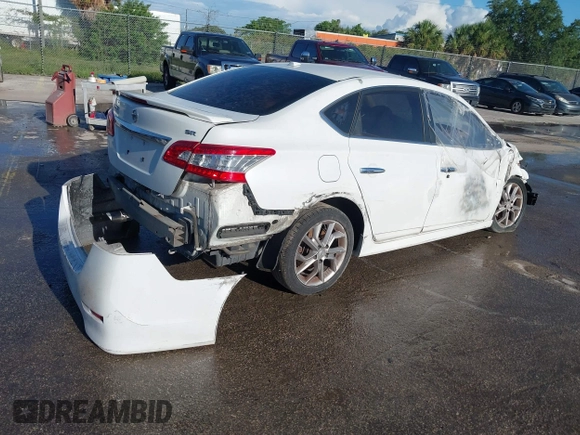 2015 Nissan Sentra SR with VIN 3N1AB7AP0FY305244, listed as a IAAI auction lot 38708504 with Not Provided miles and . Bid and sale history available at DreamBid. Image 4.