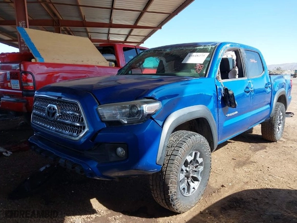 2017 Toyota Tacoma SR5 with VIN 3TMCZ5AN7HM067424, listed as a IAAI auction lot 41648275 with 202,248 mi miles. Bid and sale history available at carsss.com. Image 2.