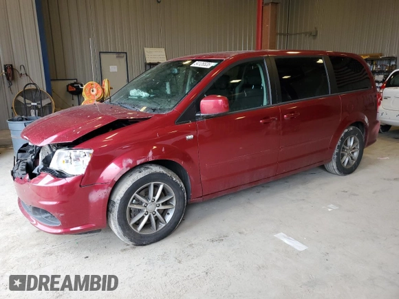 2014 Dodge Grand Caravan SE 30th Anniversary with VIN 2C4RDGBG4ER250658, listed as a Copart auction lot 54126535 with 85,980 mi miles and Non Repairable. Bid and sale history available at DreamBid. Image 1.