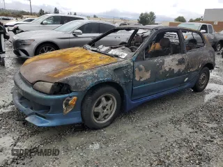 1993 Honda Civic z VIN 2HGEH2464PH521321, wystawiony jako Copart lot #45183515 z przebiegiem Nie podano mil oraz Nie do naprawy • Non repairable. Historia ofert i sprzedaży dostępna na DreamBid. Obrazek 1.